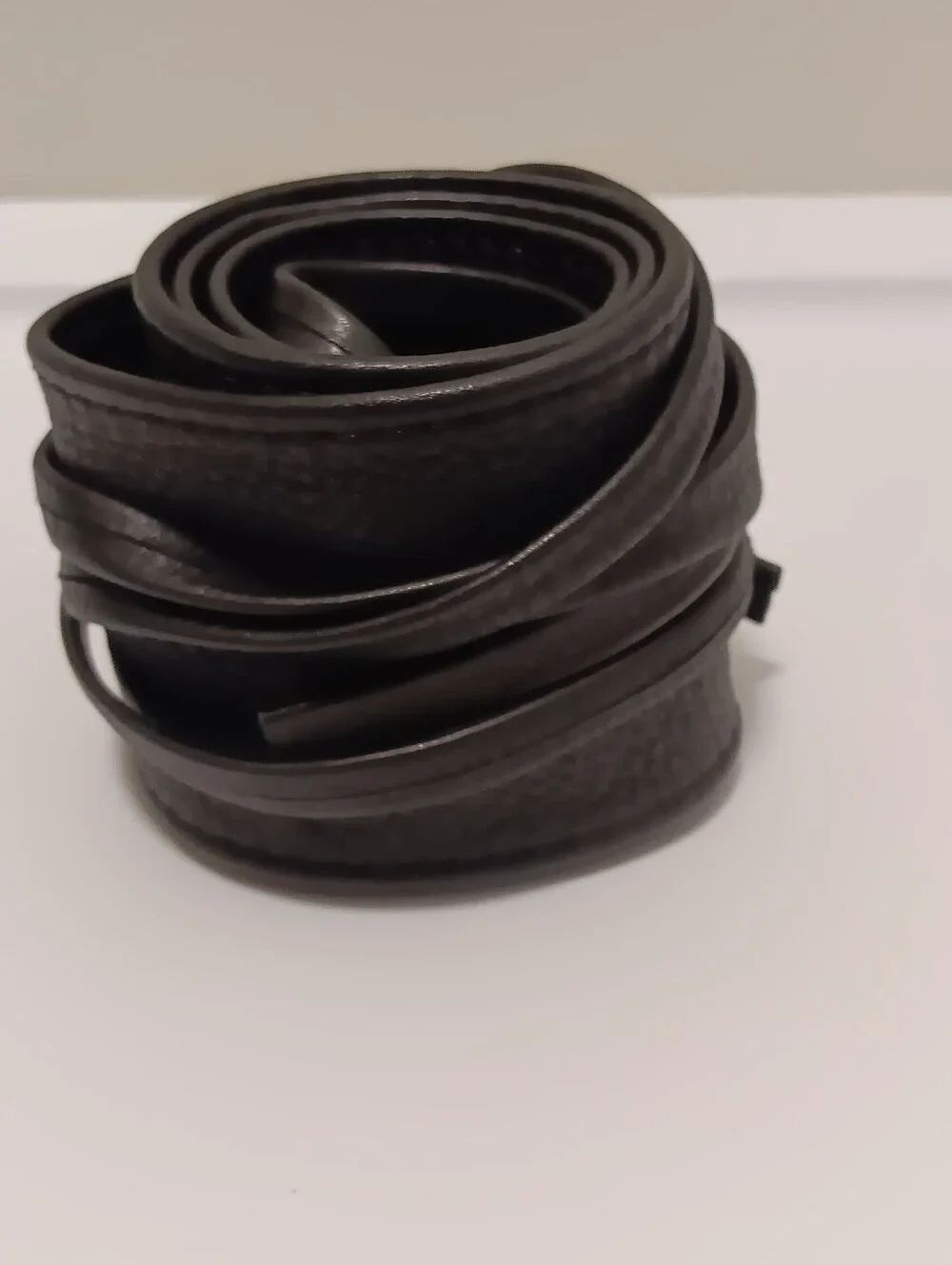 Obi Belt Black Leather 105
